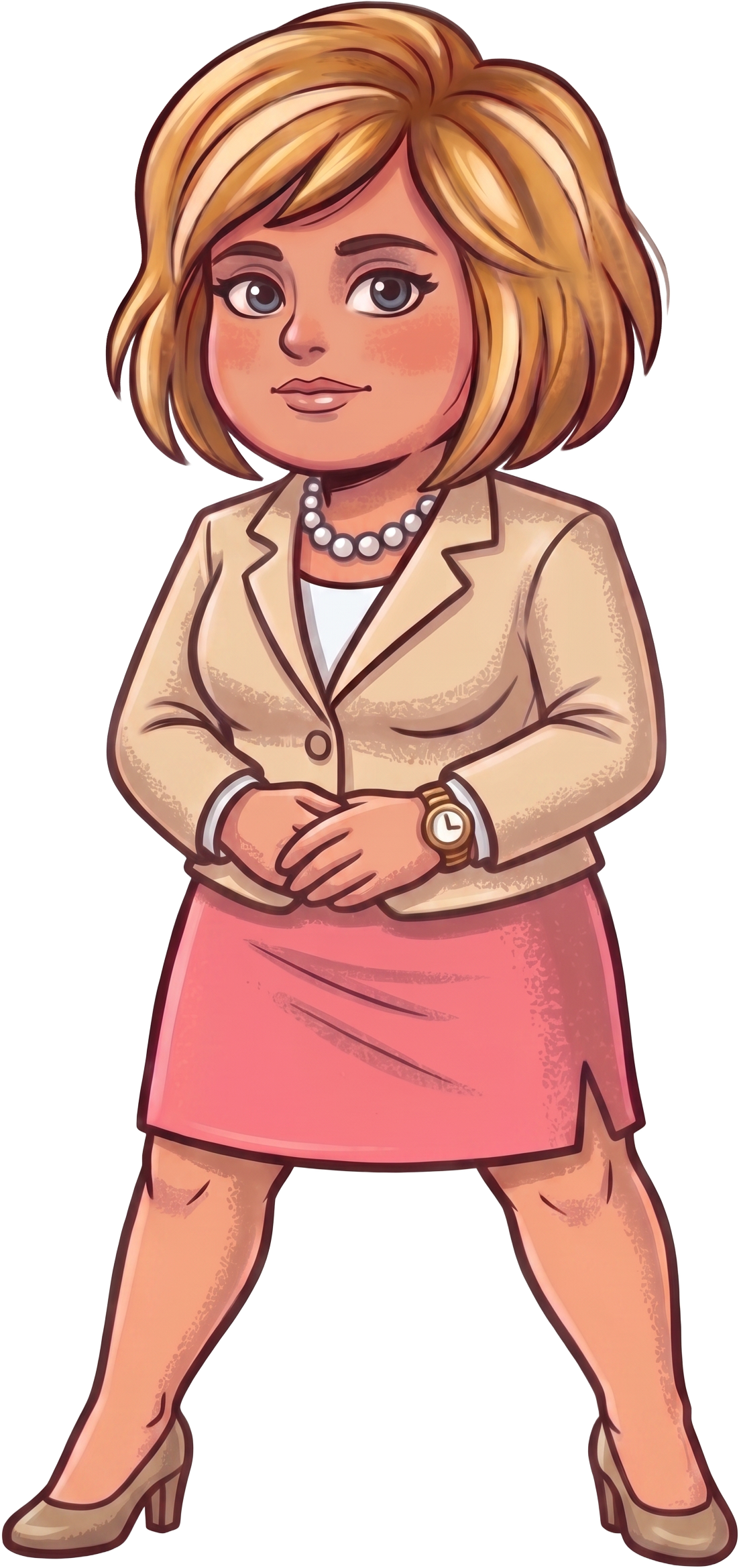 Karen, calm and determined